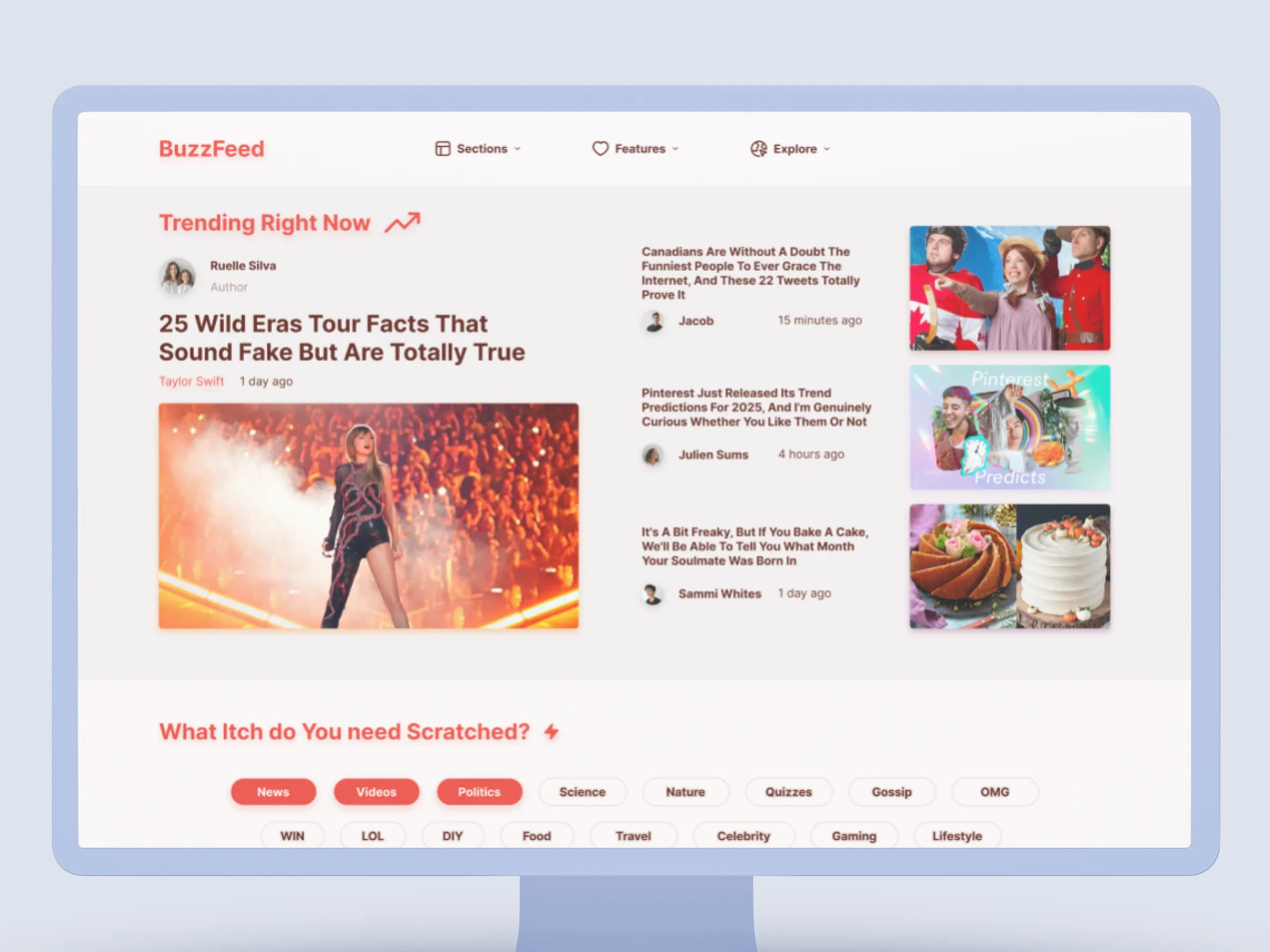 Buzzfeed UX Redesign