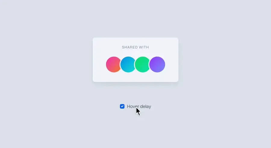 CSS Hover Delay