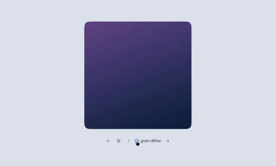 Grainy Gradients