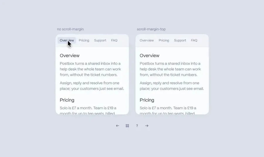 Scroll Margin Anchors