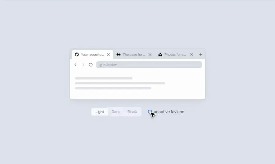 Theme-Aware Favicons