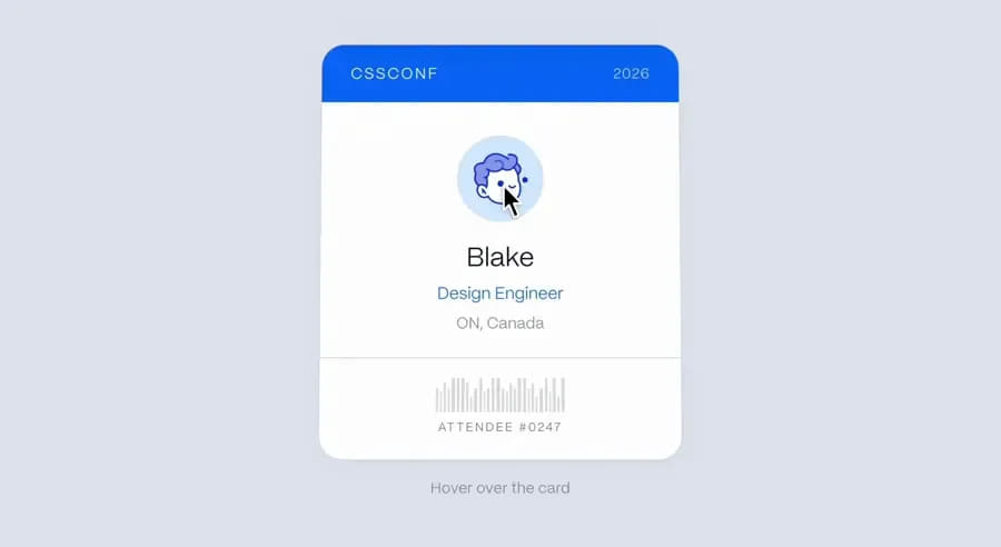Tilt Card Perspective